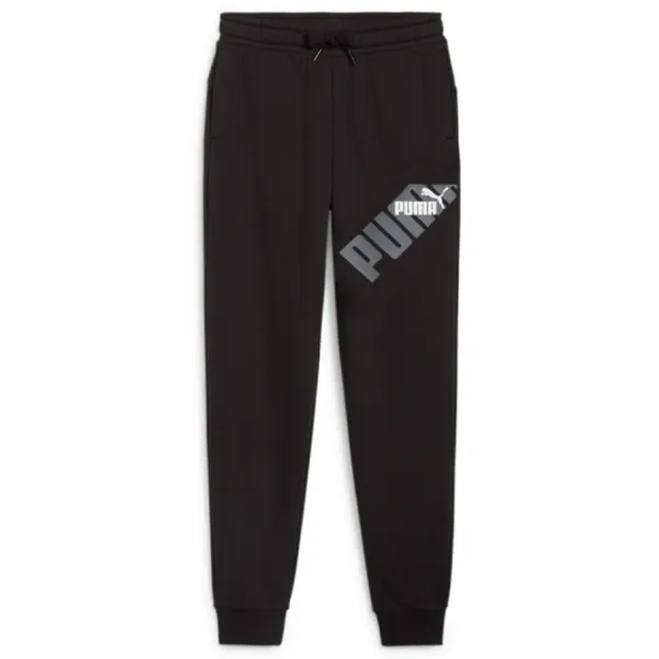Pantaloni sportivi pentru băieți Puma Power Graphic Sweatpants Tr Cl 176/ Black photo 1 Pantaloni sportivi pentru băieți Puma Power Graphic Sweatpants Tr Cl 176/ Black photo 1