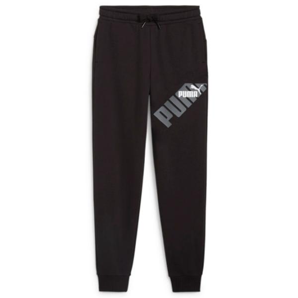 Pantaloni sportivi pentru băieți Puma Power Graphic Sweatpants Tr Cl 176/ Black photo 1 Pantaloni sportivi pentru băieți Puma Power Graphic Sweatpants Tr Cl 176/ Black photo 1
