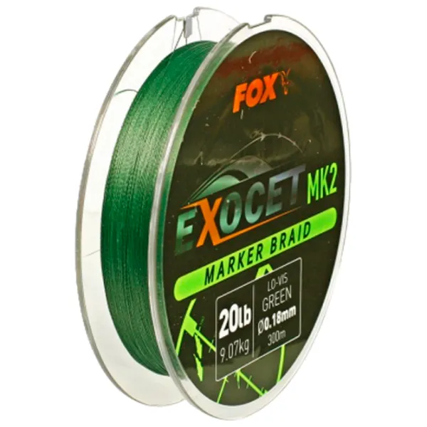 Fir pentru pescuit Fox Exocet MK2 marker braid 300 m/ 9.07 kg photo 1