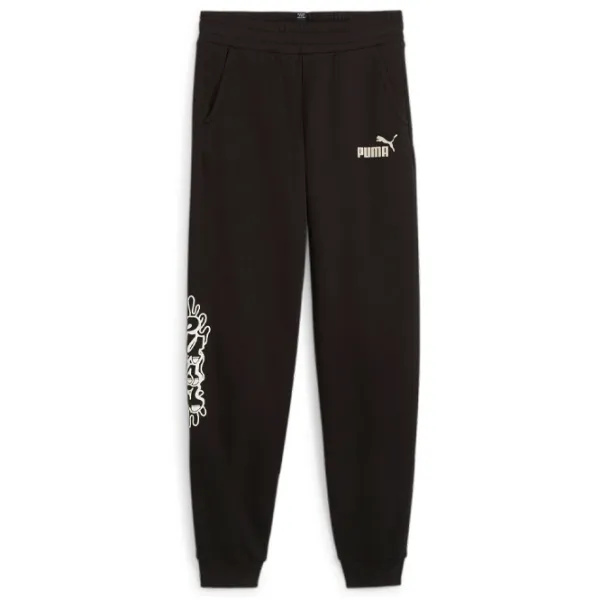 Pantaloni sportivi pentru băieți Puma Ess+ Mid 90S Pants Tr 176/ Black photo 1 Pantaloni sportivi pentru băieți Puma Ess+ Mid 90S Pants Tr 176/ Black photo 1