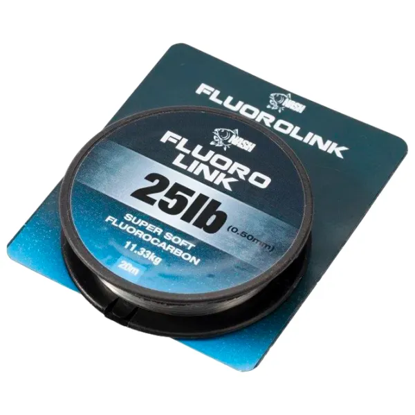 Шнур для рыбалки Nash Fluorolink 20 м/ 11.3 кг photo 1