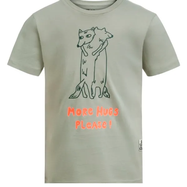 Tricou pentru băieți Jack Wolfskin More Hugs T K 140 / Teal photo 1 Tricou pentru băieți Jack Wolfskin More Hugs T K 140 / Teal photo 1