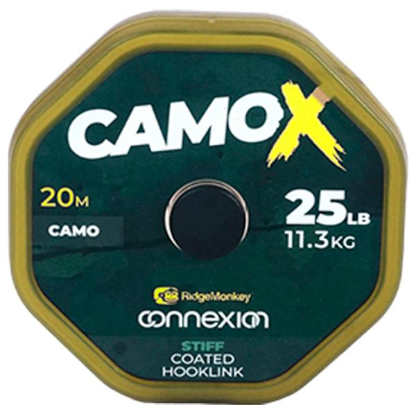 Fir pentru pescuit Ridge Monkey Connexion CamoX Stiff 20 m/ 11.3 kg photo 1