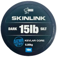 Шнур для рыбалки Nash Skinlink Semi-Stiff 10 м/ 6.8 кг