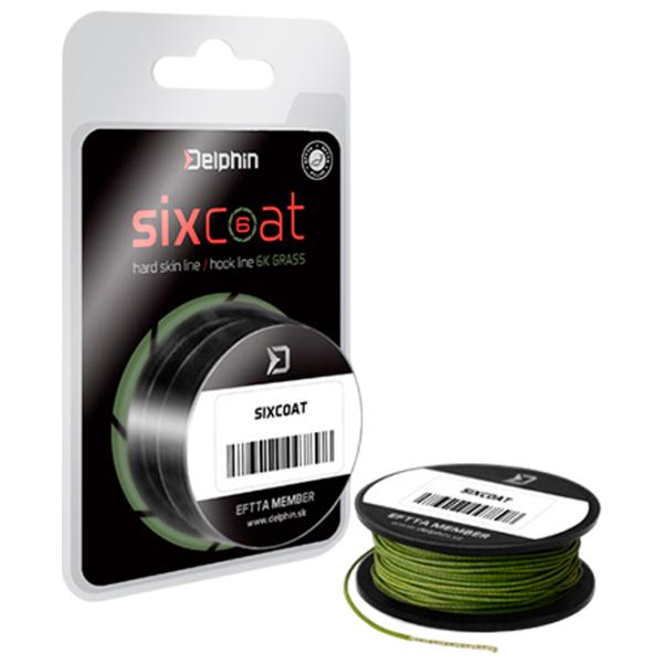 Fir pentru pescuit Delphin SIXCOAT Skin Line grass 5 m/ 11.3 kg photo 1 Fir pentru pescuit Delphin SIXCOAT Skin Line grass 5 m/ 11.3 kg photo 1