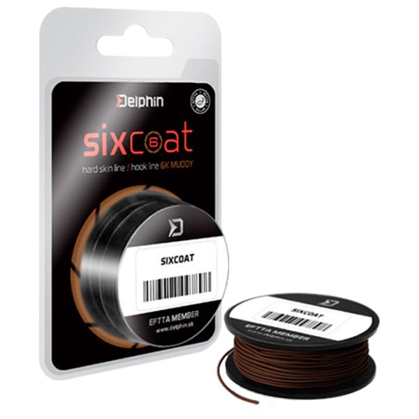 Шнур для рыбалки Delphin SIXCOAT Skin Line muddy 5 м/ 11.3 кг photo 1