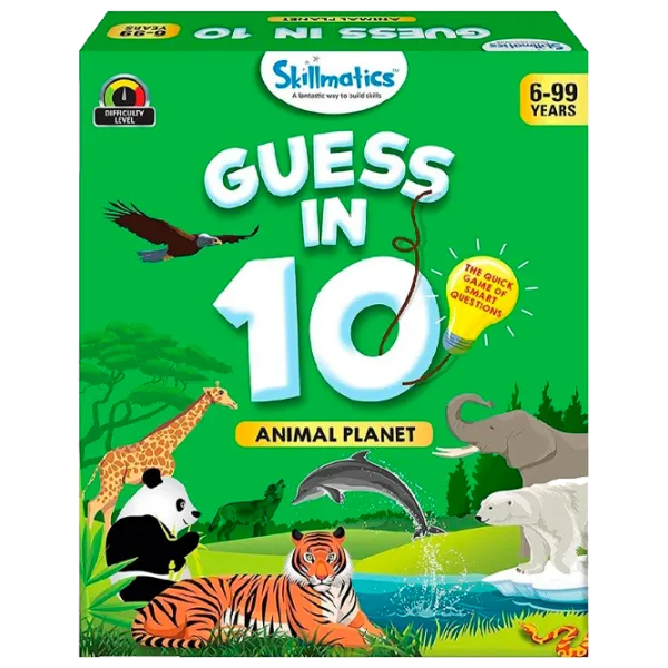 Настольная игра Spin Master Guess in 10 Animals 5+/ Развитие photo 1 Настольная игра Spin Master Guess in 10 Animals 5+/ Развитие photo 1