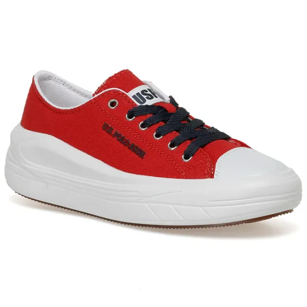 Adidași pentru femei U.S. Polo Assn. Cleme Tex 3FX Primăvară/ Red photo 1 Adidași pentru femei U.S. Polo Assn. Cleme Tex 3FX Primăvară/ Red photo 1