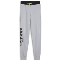 Pantaloni sportivi pentru băieți Puma Basketball Blueprint Sweatpants Tr 152/ Gray