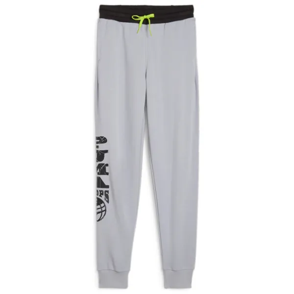 Pantaloni sportivi pentru băieți Puma Basketball Blueprint Sweatpants Tr 164/ Gray photo 1 Pantaloni sportivi pentru băieți Puma Basketball Blueprint Sweatpants Tr 164/ Gray photo 1