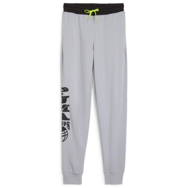 Pantaloni sportivi pentru băieți Puma Basketball Blueprint Sweatpants Tr 164/ Gray photo 1 Pantaloni sportivi pentru băieți Puma Basketball Blueprint Sweatpants Tr 164/ Gray photo 1
