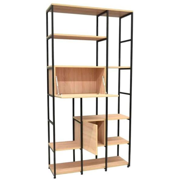 Стеллаж Deco RIO 3 Plus 220см x 110см x 39см cm/ Металл/ Black photo 1 Стеллаж Deco RIO 3 Plus 220см x 110см x 39см cm/ Металл/ Black photo 1