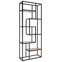 Etajeră Deco Athena 1 210 x 80 x 30 cm/ Metal/ Black