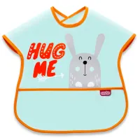 Слюнявчик BabyJem Poly Large Bib Рубашка/ Хлопок/ Зелёный