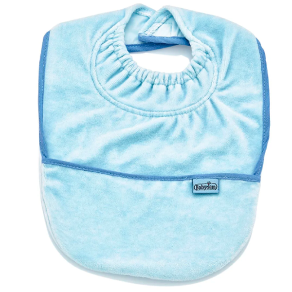 Bavetă BabyJem Velvet Clasică/ Bumbac/ Blue photo 1 Bavetă BabyJem Velvet Clasică/ Bumbac/ Blue photo 1