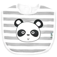 Bavetă BabyJem 8681049214317 Clasică/ Bumbac/ Gray