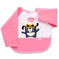 Bavetă BabyJem Polly Bib Cămașă/ Bumbac/ Pink