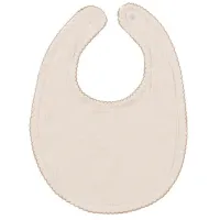 Слюнявчик BabyJem 8681049208118 Классическая/ Хлопок/ Экрю