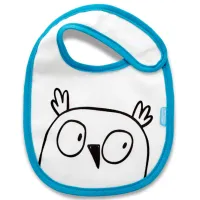 Слюнявчик BabyJem 8681049216076 Классическая/ Хлопок/ Белый