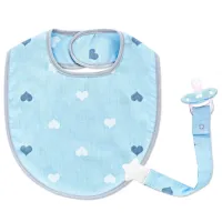 Bavetă BabyJem 8681049214539 Clasică/ Bumbac/ Blue