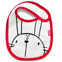 Слюнявчик BabyJem 8681049236074 Классическая/ Хлопок/ Белый