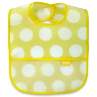 Слюнявчик BabyJem 8681049208408 Классическая/ Хлопок/ Желтый