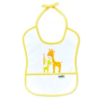 Слюнявчик BabyJem Small Bib Классическая/ Полиэстер/ Белый