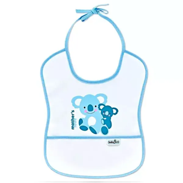 Bavetă BabyJem Poly Small Bib Clasică/ Poliester/ Blue photo 1 Bavetă BabyJem Poly Small Bib Clasică/ Poliester/ Blue photo 1