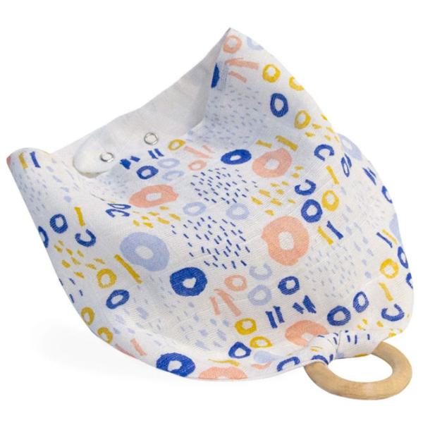 Bavetă BabyJem 8681049236784 Clasică/ Bumbac/ Multicolor photo 1