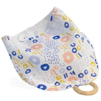 Слюнявчик BabyJem 8681049236784 Классическая/ Хлопок/ Разноцветный