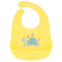 Слюнявчик Kikka Boo Sea World Turtle Классическая/ Силикон/ Желтый