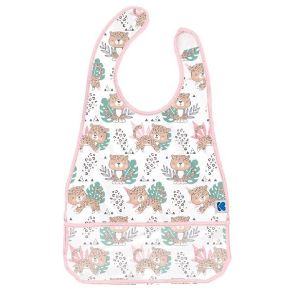 Bavetă Kikka Boo Savanna Pattern Clasică/ Bumbac/ Pink photo 1 Bavetă Kikka Boo Savanna Pattern Clasică/ Bumbac/ Pink photo 1