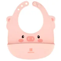 Bavetă Kikka Boo 3801303030094 Clasică/ Silicon/ Pink