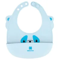 Слюнявчик Kikka Boo 3801303030094 Классическая/ Силикон/ Синий