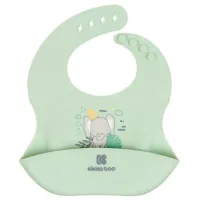 Слюнявчик Kikka Boo Savanna Friends Классическая/ Силикон/ Мятный