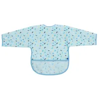 Слюнявчик Kikka Boo Arty Blue Pattern Рубашка/ Хлопок/ Синий