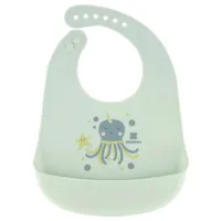 Слюнявчик Kikka Boo Sea World Octopus Классическая/ Силикон/ Мятный