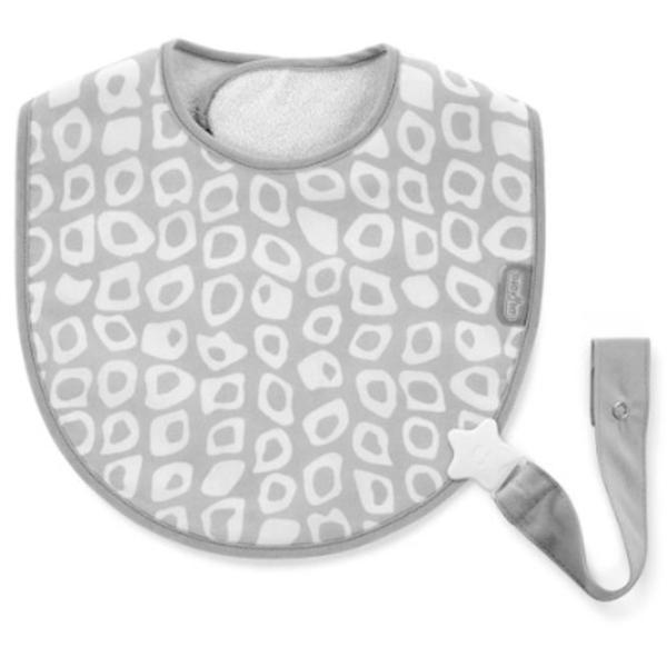 Слюнявчик BabyJem 8681049264534 Классическая/ Хлопок/ Серый photo 1 Слюнявчик BabyJem 8681049264534 Классическая/ Хлопок/ Серый photo 1