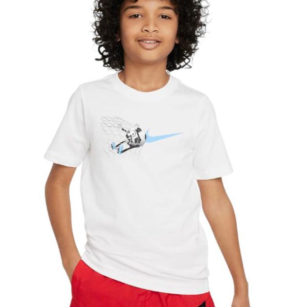 Tricou pentru băieți Nike K Nsw Tee Soccer Ball Fa23 L / White photo 1 Tricou pentru băieți Nike K Nsw Tee Soccer Ball Fa23 L / White photo 1