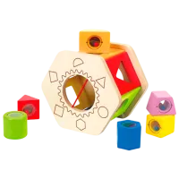 Сортер Hape E0407 1+/ Разноцветный