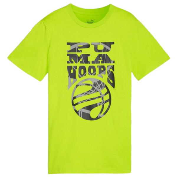 Tricou pentru băieți Puma Basketball Blueprint Tee B 140 / Lime Pow photo 1 Tricou pentru băieți Puma Basketball Blueprint Tee B 140 / Lime Pow photo 1