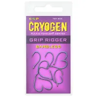 Набор крючков ESP CRYOGEN GRIP RIGGER BARBLESS Количество в наборе - 10 / Размер - 5