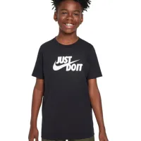 Футболка для мальчиков Nike K Nsw Tee Jdi Swoosh 2 XS / Черный
