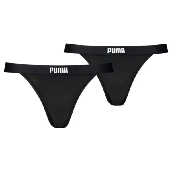 Chiloți pentru femei Puma String 2Packed L/ Black/ Tanga photo 1 Chiloți pentru femei Puma String 2Packed L/ Black/ Tanga photo 1