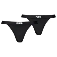 Трусики для женщин Puma String 2Packed L/ Черный/ Стринги