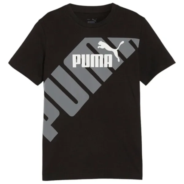 Футболка для мальчиков Puma Power Graphic Tee B 152/ Черный photo 1 Футболка для мальчиков Puma Power Graphic Tee B 152/ Черный photo 1