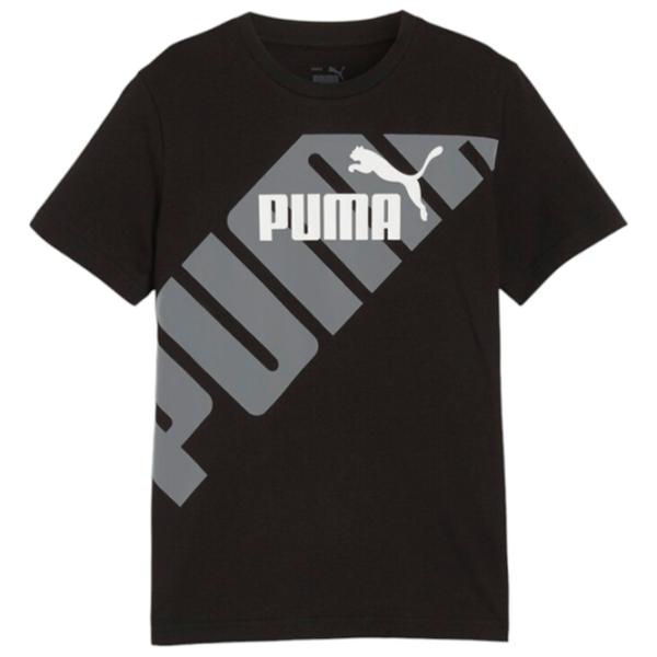 Футболка для мальчиков Puma Power Graphic Tee B 176/ Черный photo 1 Футболка для мальчиков Puma Power Graphic Tee B 176/ Черный photo 1