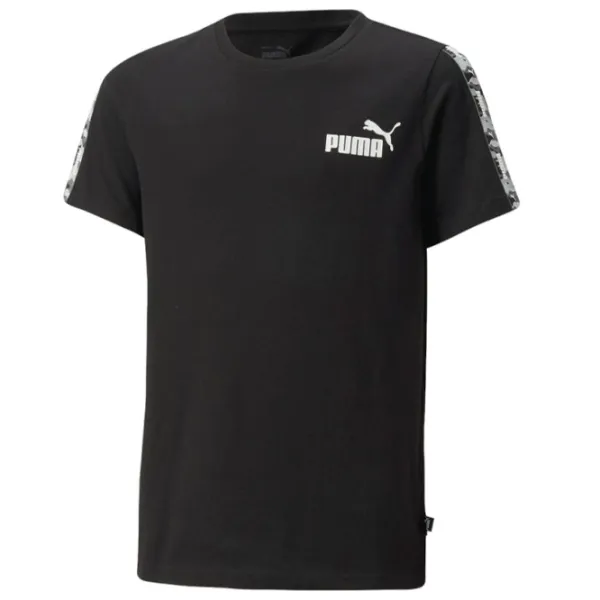 Футболка для мальчиков Puma Ess Tape Camo Tee B 152/ Черный photo 1 Футболка для мальчиков Puma Ess Tape Camo Tee B 152/ Черный photo 1