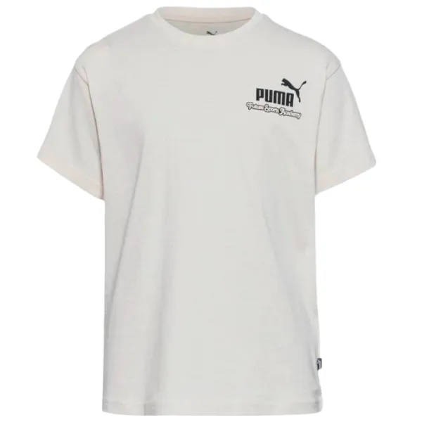 Футболка для мальчиков Puma Ess+ Mid 90S Graphic Tee B 140/ Альпийский снег photo 1 Футболка для мальчиков Puma Ess+ Mid 90S Graphic Tee B 140/ Альпийский снег photo 1