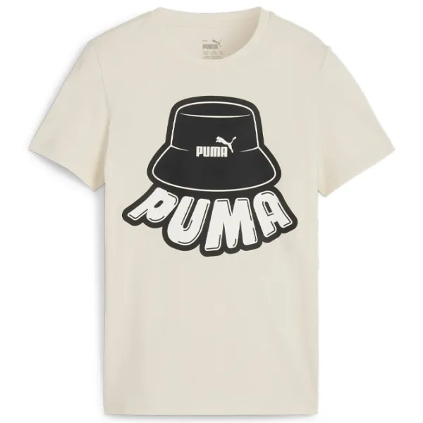 Футболка для мальчиков Puma Ess+ Mid 90S Graphic Tee B 164/ Альпийский снег photo 1